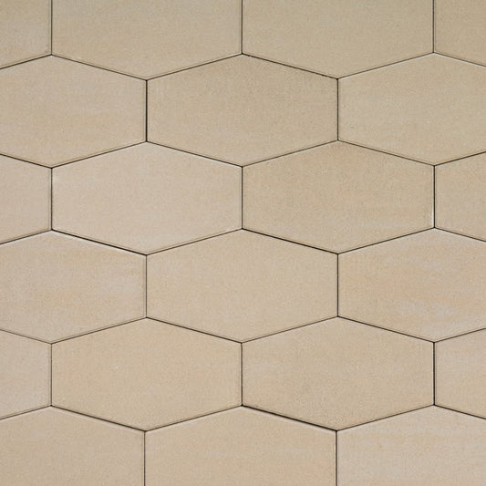 Techo-Bloc HEXA 100 HD², SMOOTH, BEIGE CREAM Paver