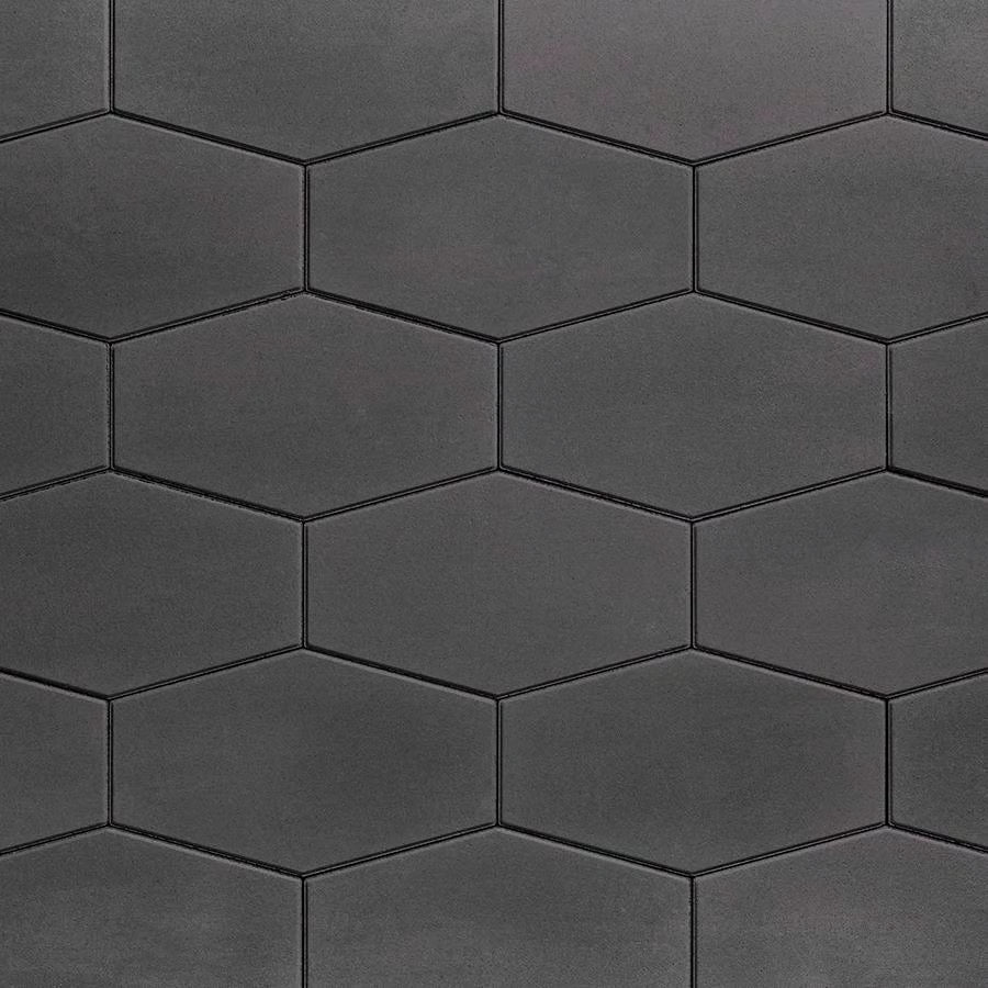 Techo-Bloc HEXA 100 HD², SMOOTH, ONYX BLACK Paver
