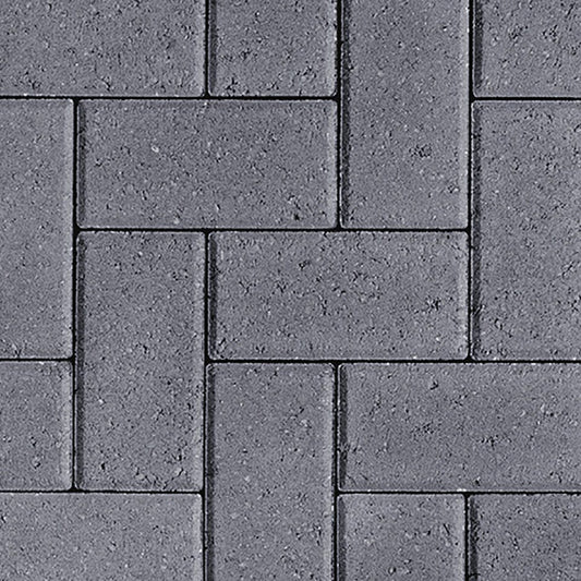 Pavers : Unilock Hollandstone™ 6cm 4x8 Charcoal-CHI