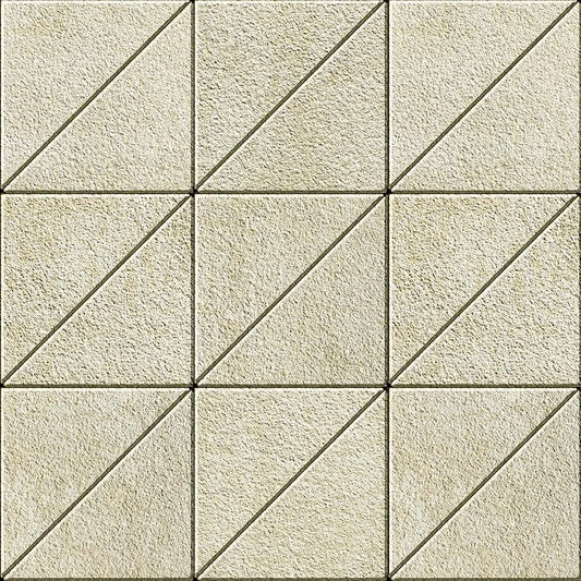 Techo-Bloc INDUSTRIA TRIANGLE HD², GRANITEX, BEIGE CREAM * Paver