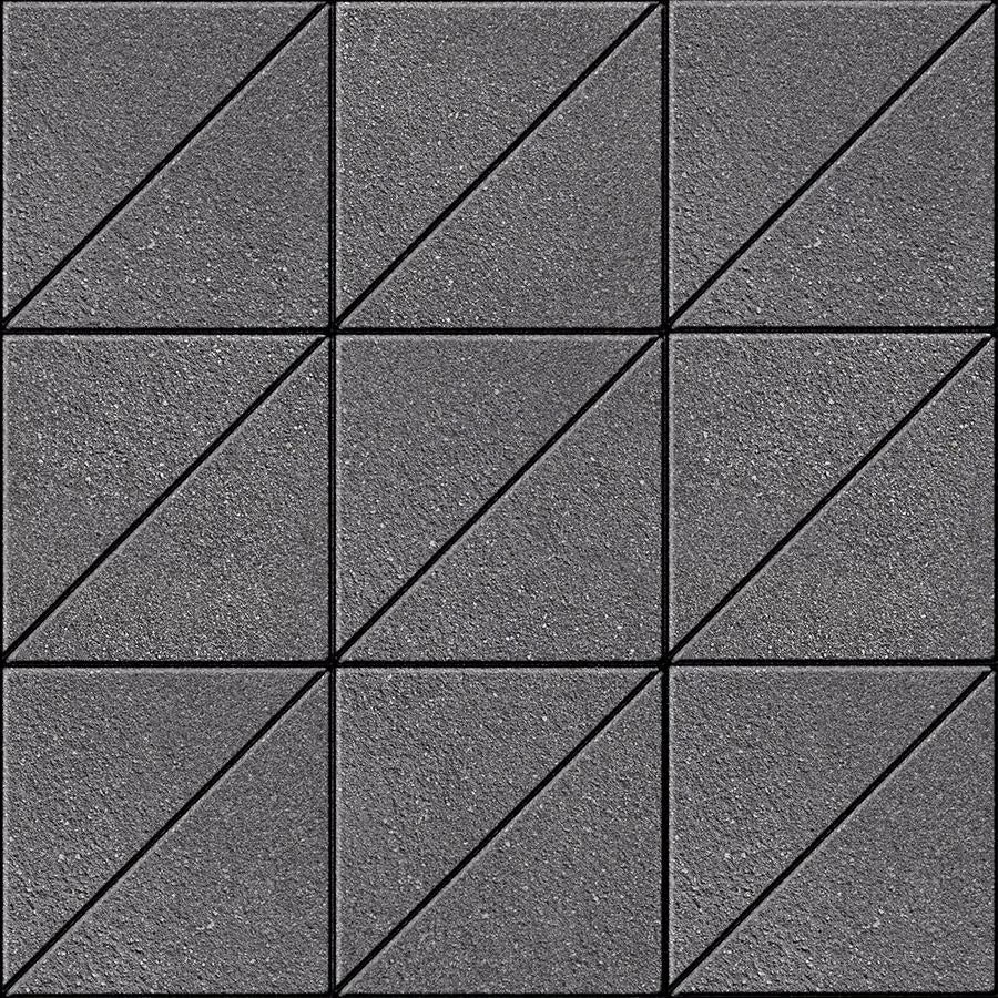Techo-Bloc INDUSTRIA TRIANGLE HD², GRANITEX, ONYX BLACK * Paver