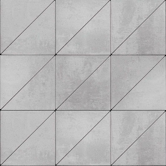 Techo-Bloc INDUSTRIA TRIANGLE HD², POLISHED, GREYED NICKEL * Paver