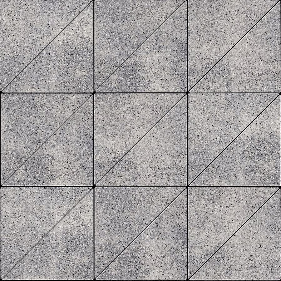 Techo-Bloc INDUSTRIA TRIANGLE HD², SMOOTH, SHALE GREY Paver