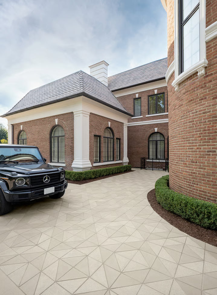 Techo-Bloc INDUSTRIA TRIANGLE HD², SMOOTH, BEIGE CREAM Paver
