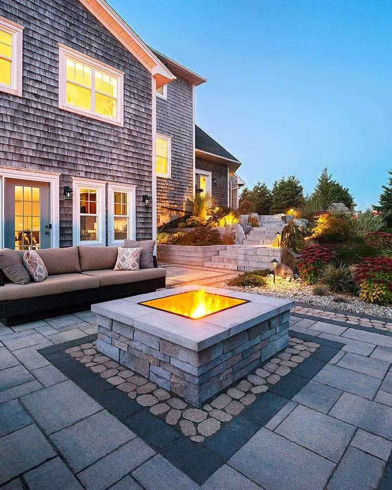 Techo-Bloc PRESCOTT FIREPIT [NO SLEEVE], RIVIERA