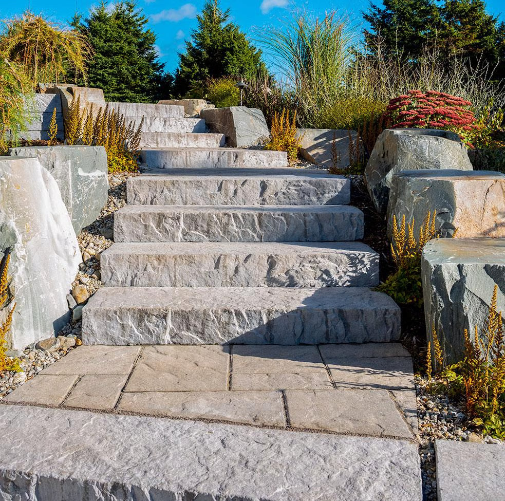 Techo-Bloc ROCKA 48" STEP, DOUBLE-SIDED, RIVIERA