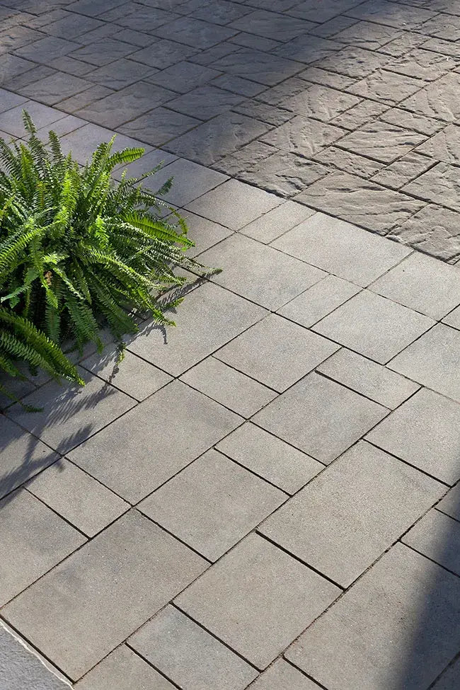 Techo-Bloc BLU 80 MM, POLISHED, GREYED NICKEL *