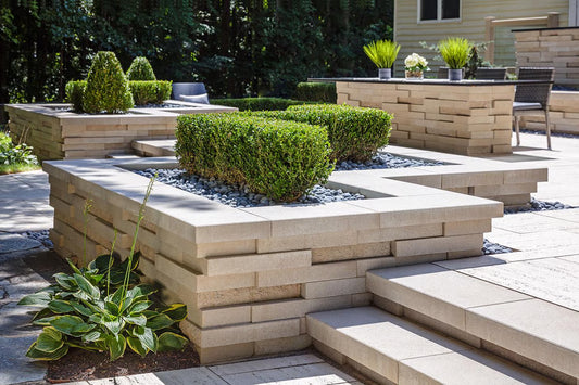 Techo-Bloc GRAPHIX WALL, SMOOTH & SPLIT, BEIGE CREAM