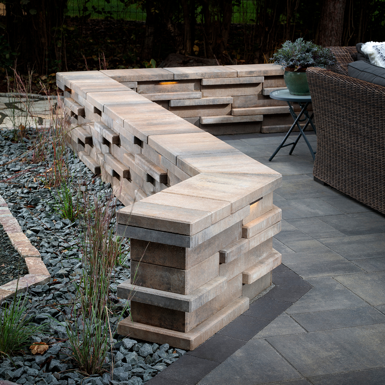 Belgard Hickory Melville Wall Paver Paver
