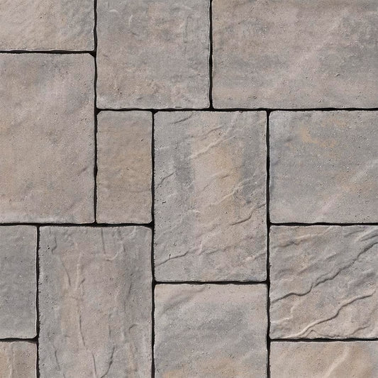 Techo-Bloc MISTA RANDOM PERMEABLE, SLATE, CHAMPLAIN GREY Paver