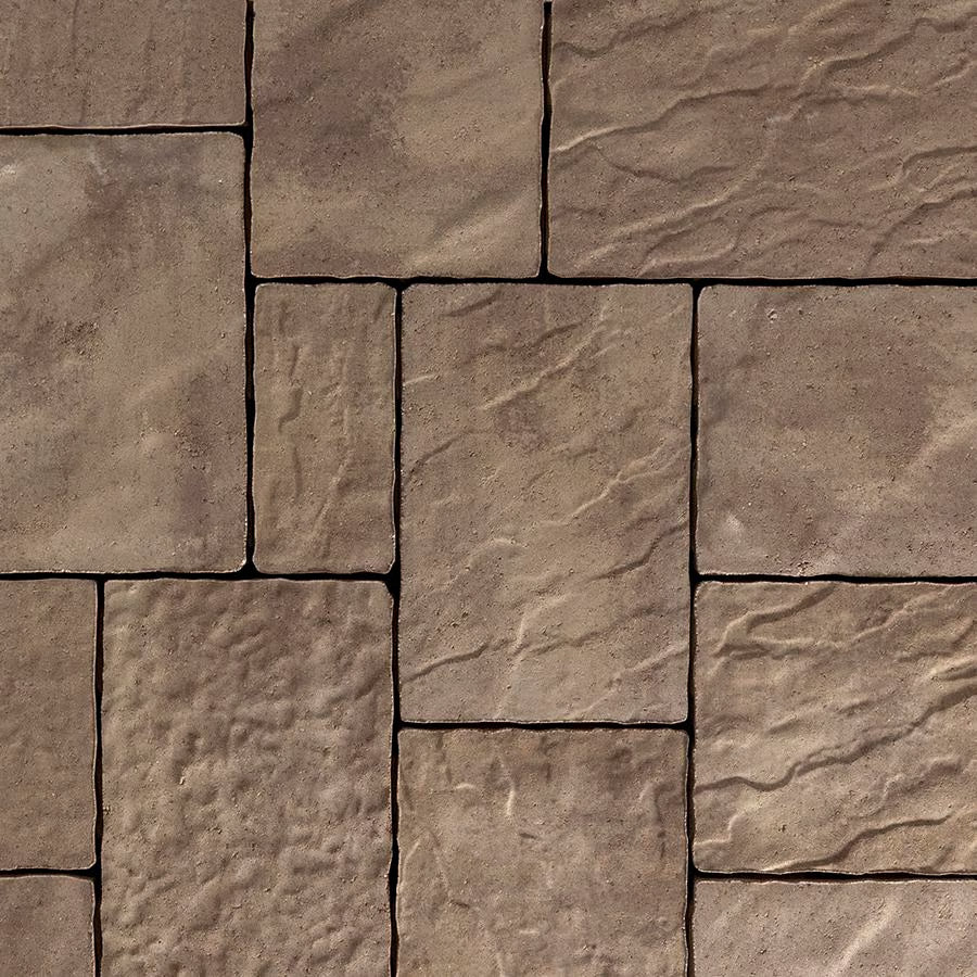 Techo-Bloc MISTA RANDOM PERMEABLE, SLATE, CHESTNUT BROWN Paver