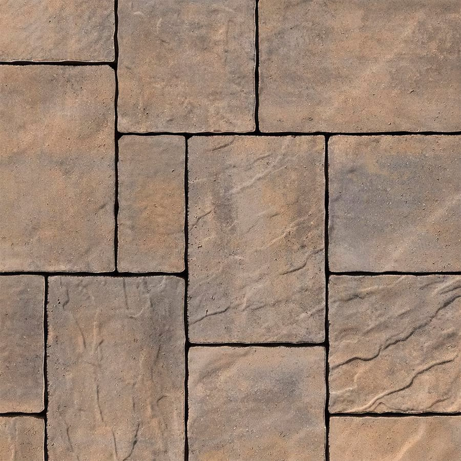 Techo-Bloc MISTA RANDOM PERMEABLE, SLATE, SANDLEWOOD Paver