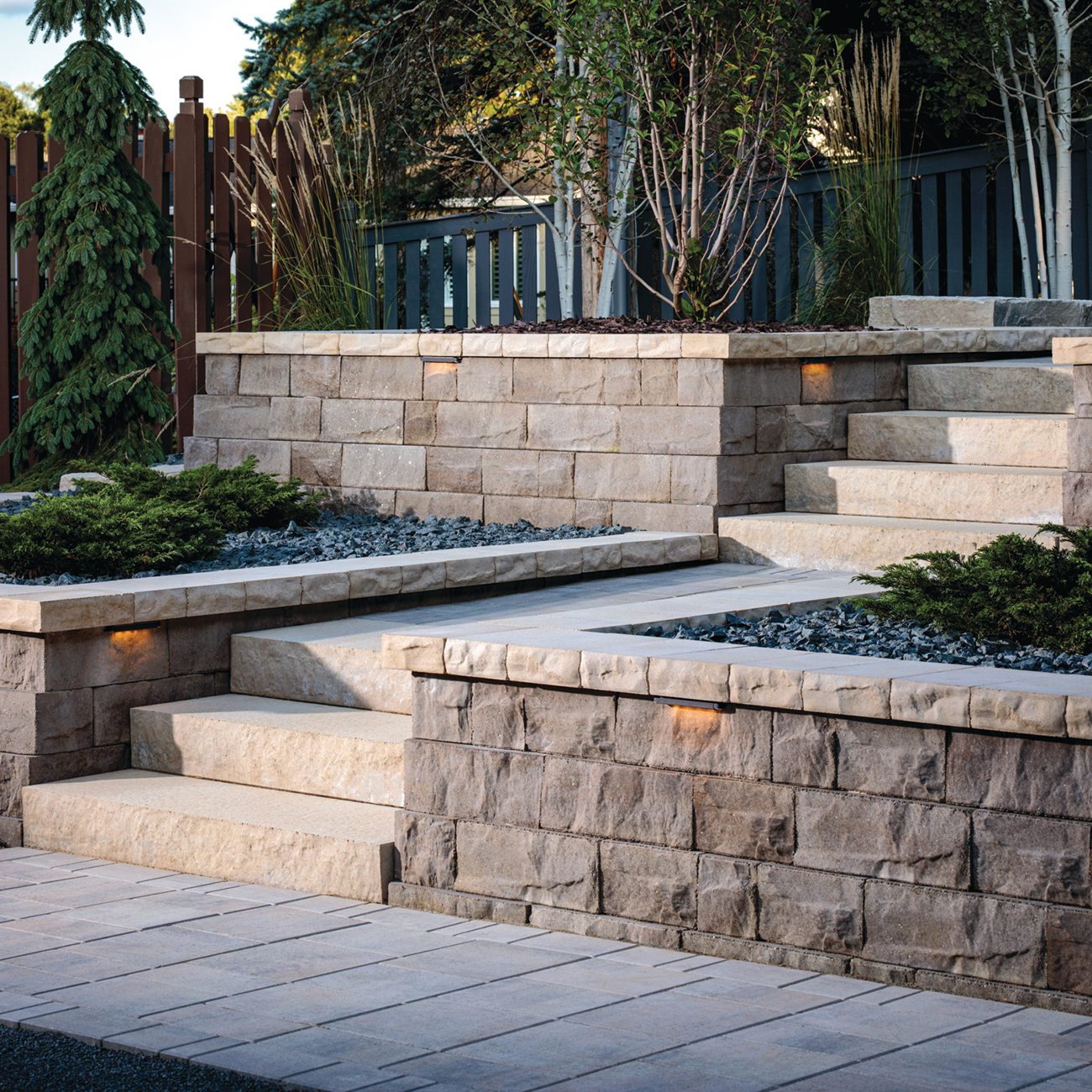 Belgard Moonlight Brisa 6" SRW Wall Paver