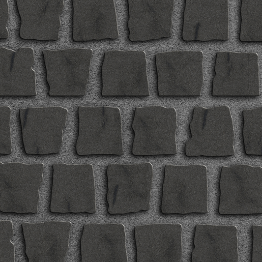 Pavers : Unilock Nordic Cobble™ Premier 6cm-Dark Charcoal