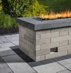 Belgard Scandina Gray/Midnight Melville Linear Fire Table Scandina Gray/Midnight Paver Paver