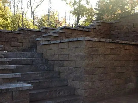 Techo-Bloc ROCKA 60" STEP [6], CHOCOLATE BROWN