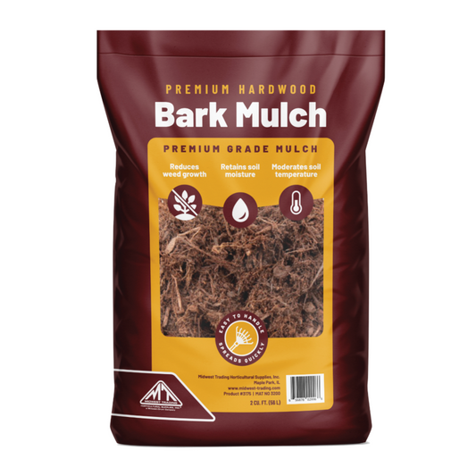 Premium Hardwood Bark Mulch 2CF Bag