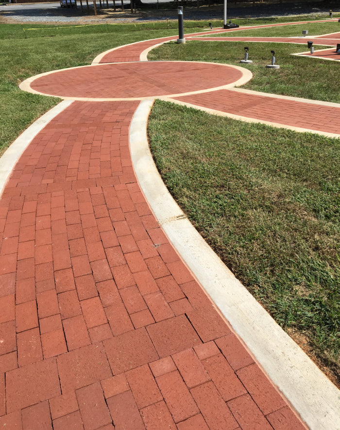 Pine Hall Brick Pathway Red 4X8