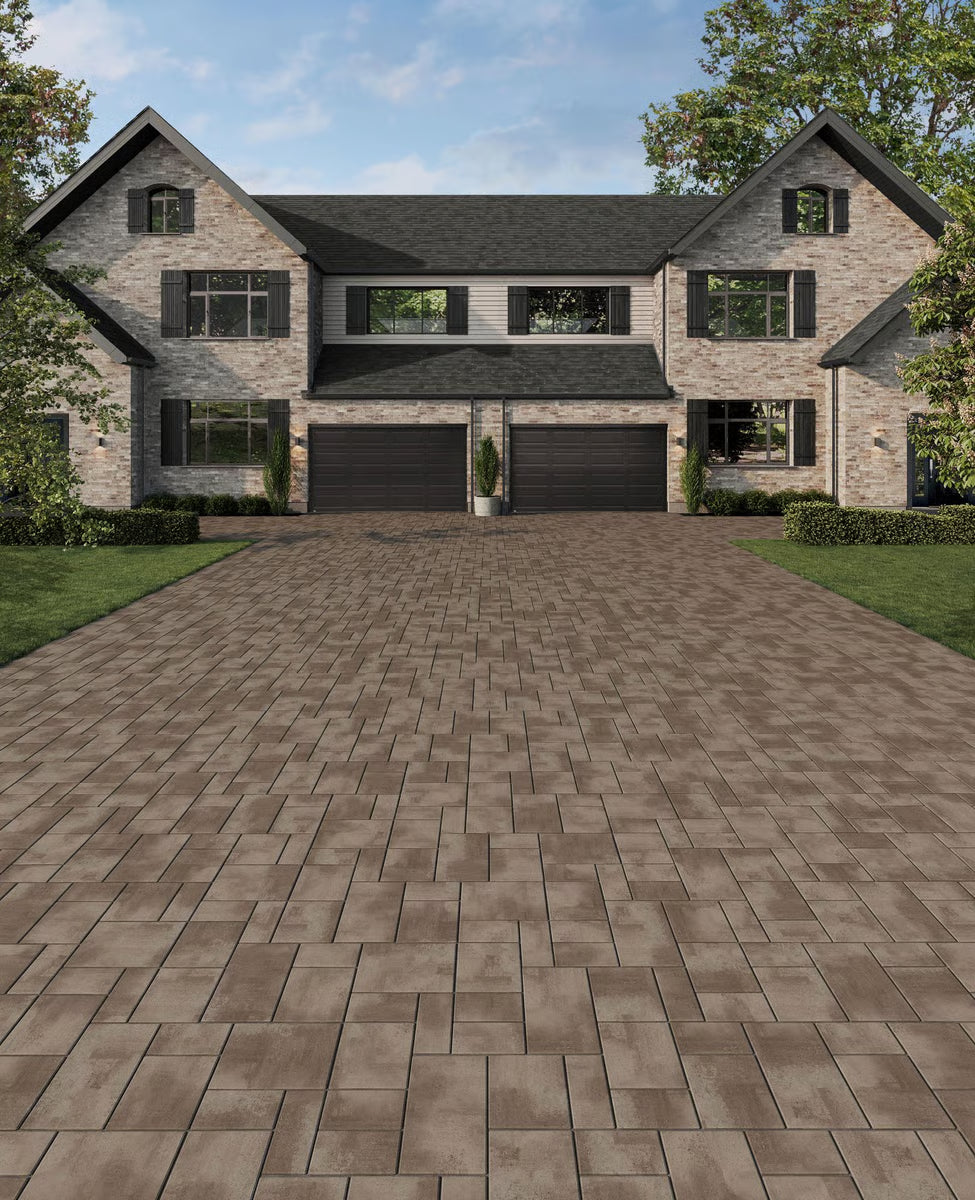 Techo-Bloc EVA, SMOOTH, CHESTNUT BROWN Paver