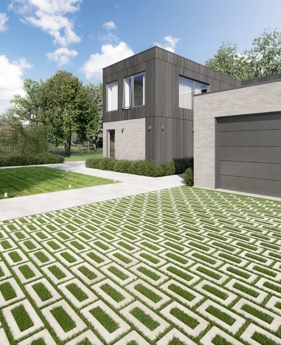 Techo-Bloc AQUASTORM PERMEABLE, SMOOTH, GREY Paver