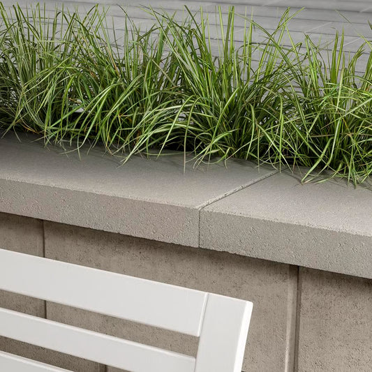 Techo-Bloc RAFFINATO 60 CAP HD², 14X32, SMOOTH, GREYED NICKEL