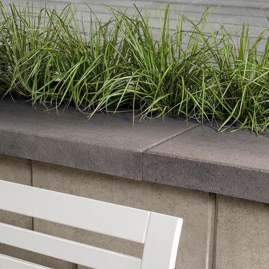 Techo-Bloc RAFFINATO 60 CAP HD², 14X32, SMOOTH, SHALE GREY