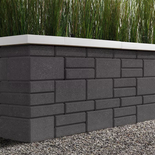 Techo-Bloc RAFFINATO 90 PILR/CRNR/EDGE, POLISHED, ONYX BLACK *