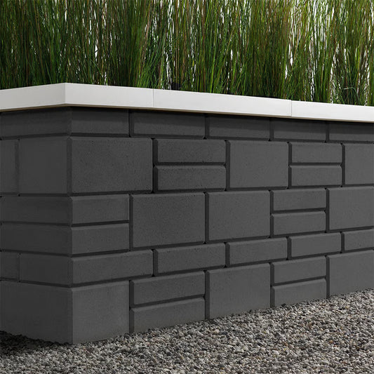 Techo-Bloc RAFFINATO 180 PILR/CRNR/EDGE, POLISHED, ONYX BLACK *