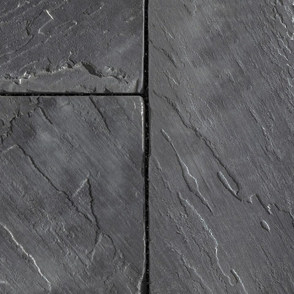 Pavers : Unilock Richcliff® Lrg Rec Smoke Shale