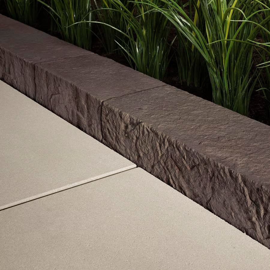 Techo-Bloc ROCKA WALL/CURB, CHOCOLATE BROWN Paver