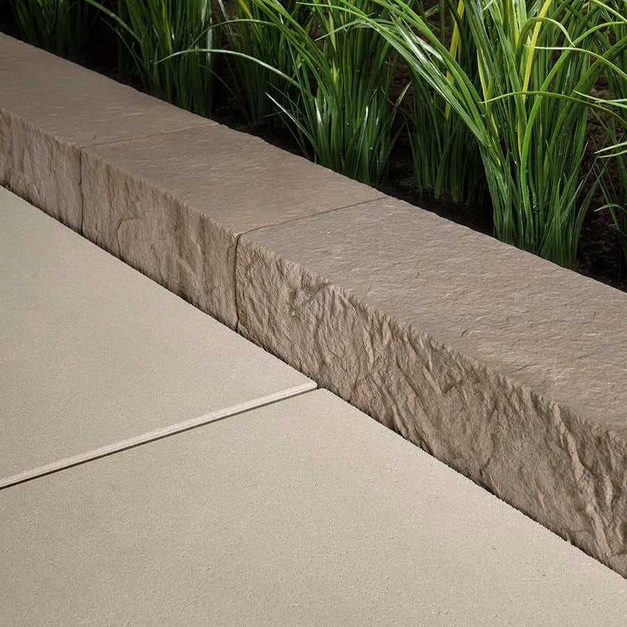 Techo-Bloc ROCKA WALL/CURB, ROCK GARDEN BROWN Paver