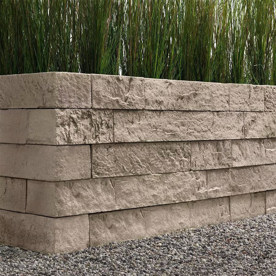 Techo-Bloc ROCKA WALL/CURB, ROCK GARDEN BROWN Paver