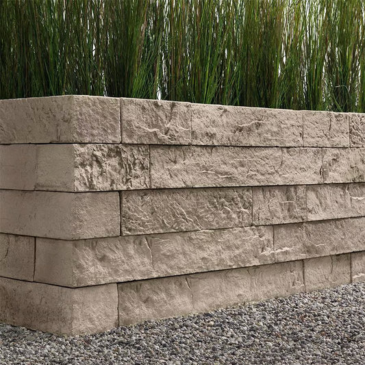 Techo-Bloc ROCKA WALL/CURB, ROCK GARDEN BROWN Paver