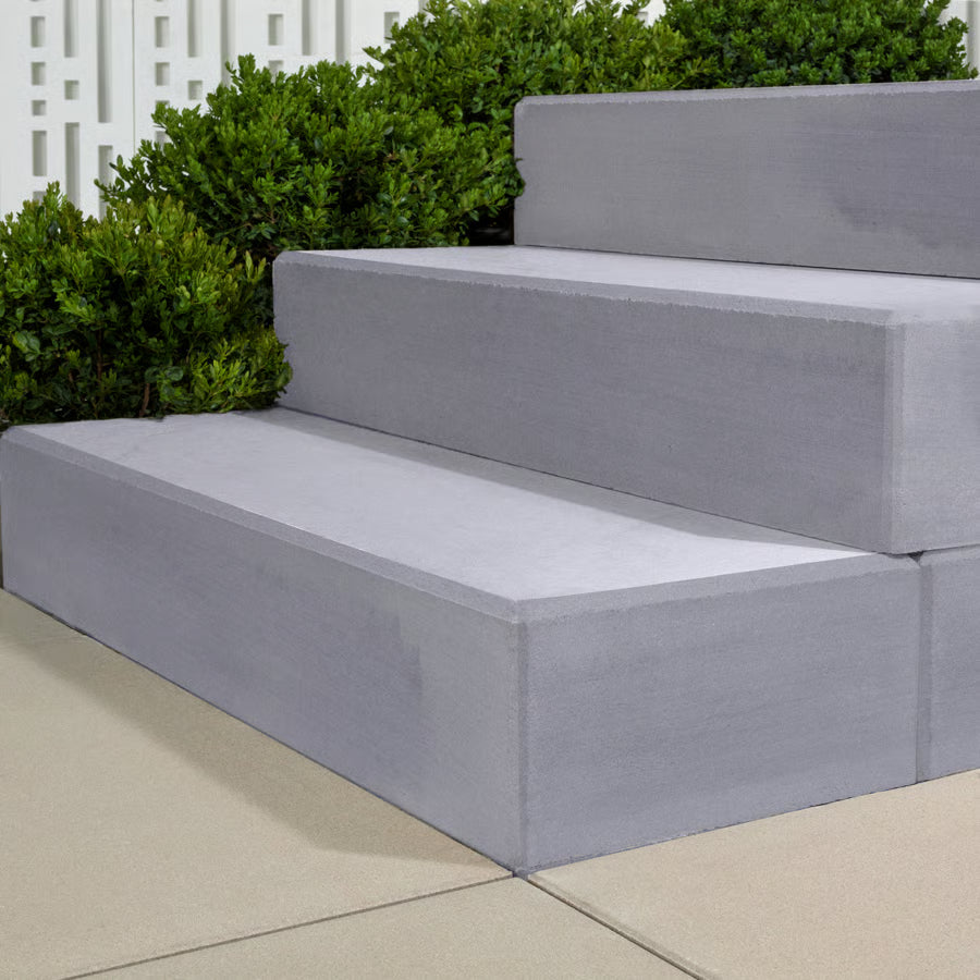 Techo-Bloc NAT.STONE - SANDSTONE STEP 48X16X6, BLAS 4F SAWN, GREY