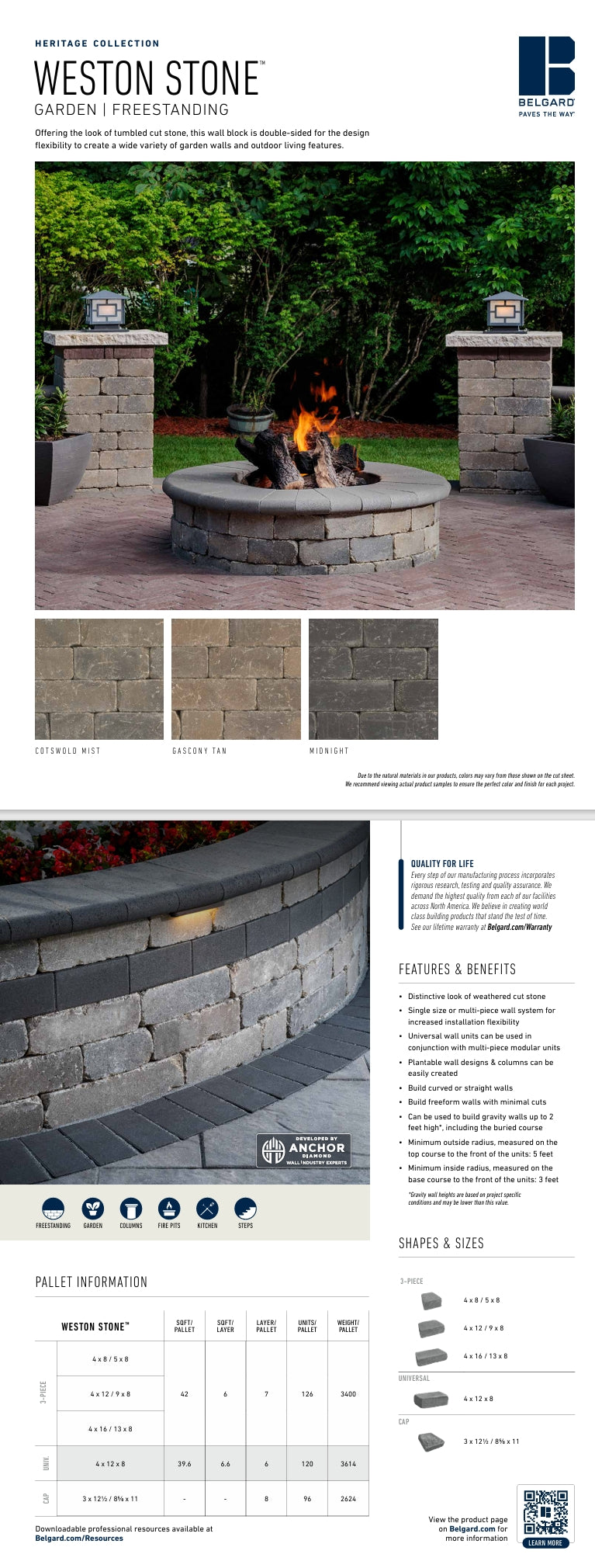 Belgard Ashbury Haze Weston Universal Paver