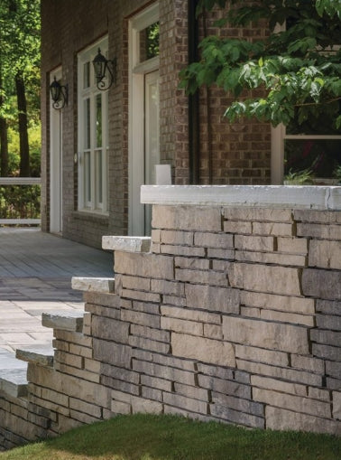 Belgard Limestone Esplanade Wall Cap 12"x24" Textured