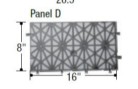 Aquascape AQUABLOX PANEL D - 8" X 16" (20.3 X 40.6 CM)