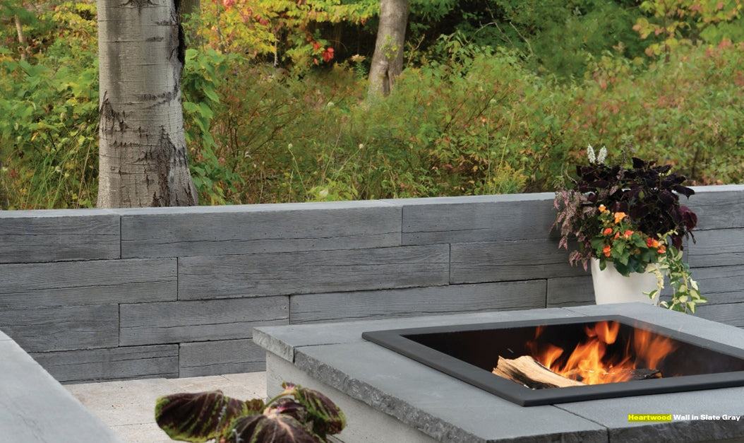High Format Heartwood Wall 24.5 sf. SLATE GRAY - Plt