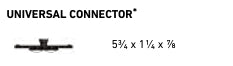 Belgard Black Box of Additional Tandem Modular Block Connectors Paver