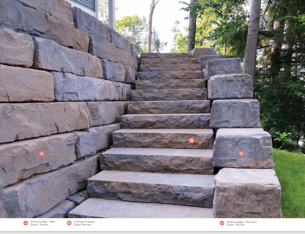 High Format Dimensional 6x30 Steps 3/pallet TERRAIN - Plt