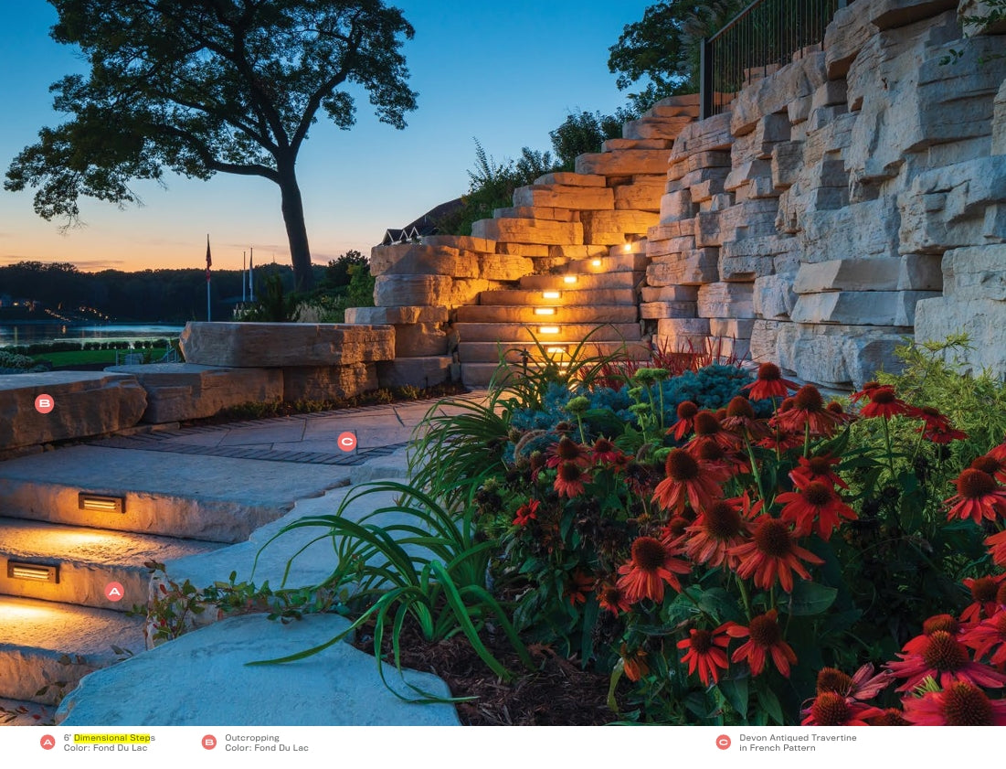 High Format Dimensional 6x30 Steps 3/pallet FOND DU LAC - Plt