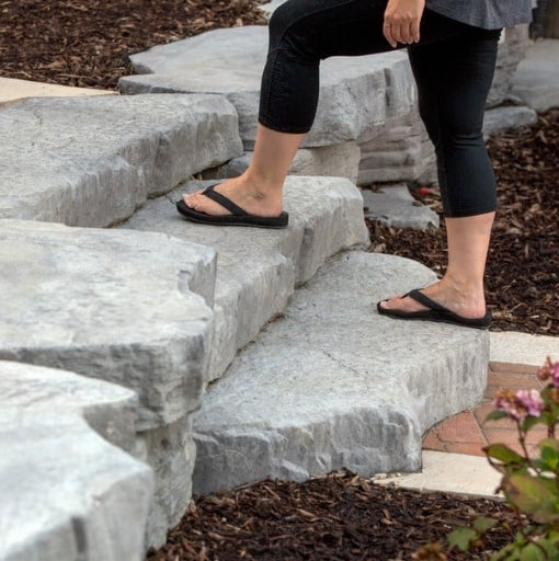 High Format 7" Irregular Steps 8/pallet SLATE GRAY - Plt