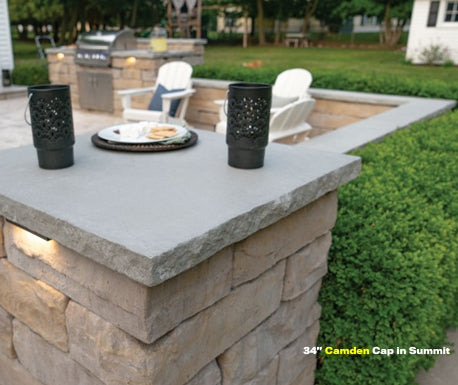 High Format Camden 34 x 34 x 2.25 Column Caps 6/pallet SUMMIT - Plt