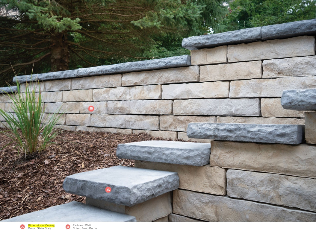 High Format Dimensional Coping 63 lf. SLATE GRAY - Plt