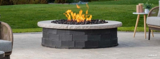 Belgard Anthracite Melville Wedge (1 pallet makes 1 35" fire pit without insert) Paver