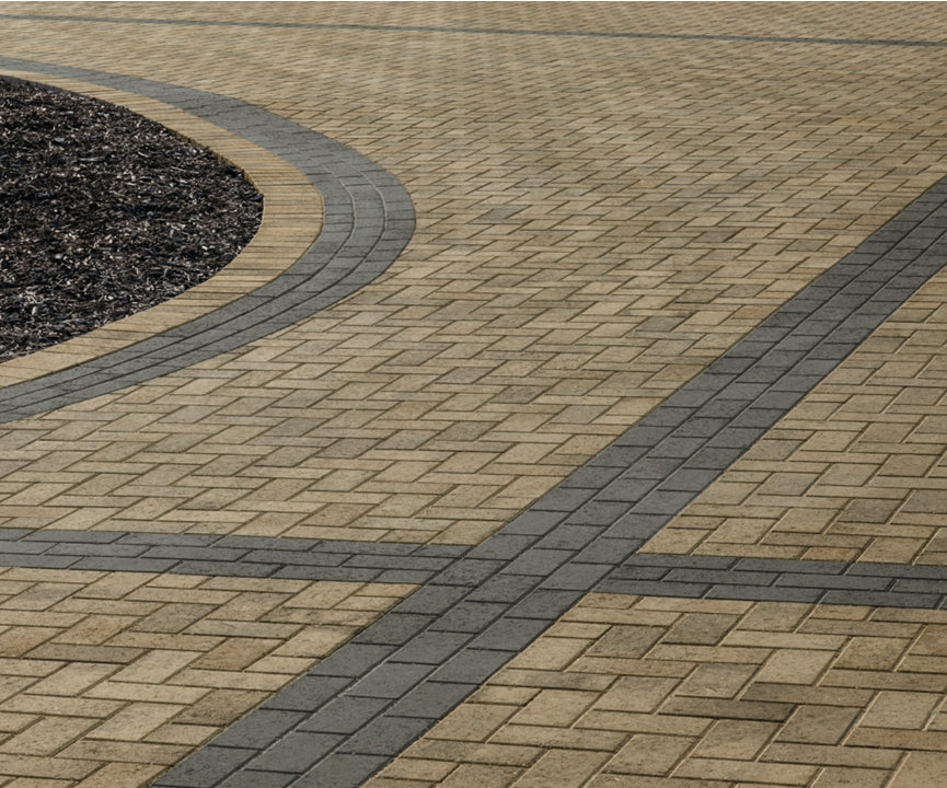 Pavers : Belgard Cotswold Mist Holland Stone Prestige 60mm with DuraFusionTM