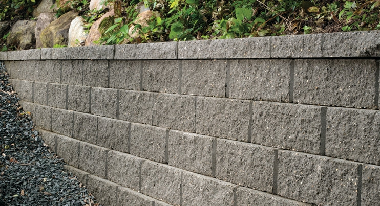 Belgard Charcoal Diamond Wall