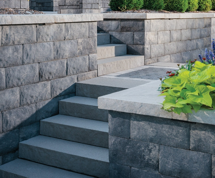 Belgard Newport Gray Diamond Pro Quarried Wall Paver