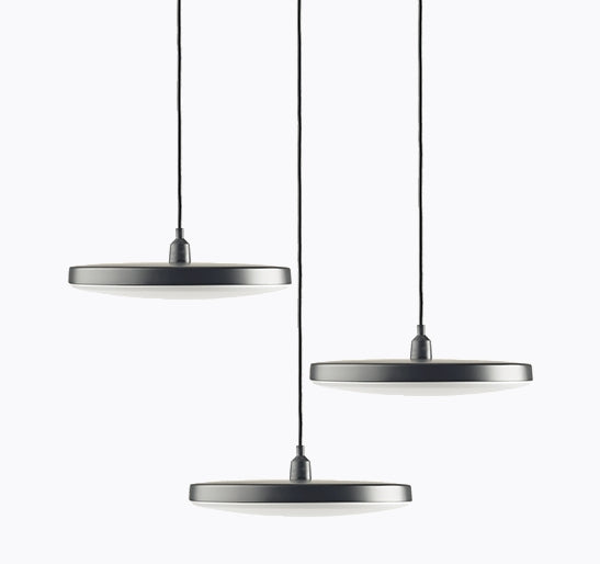 In-Lite DISC PENDANT 100-230V TRIPLE Black