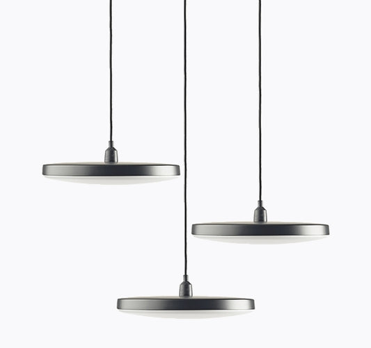 In-Lite DISC PENDANT 100-230V TRIPLE Black